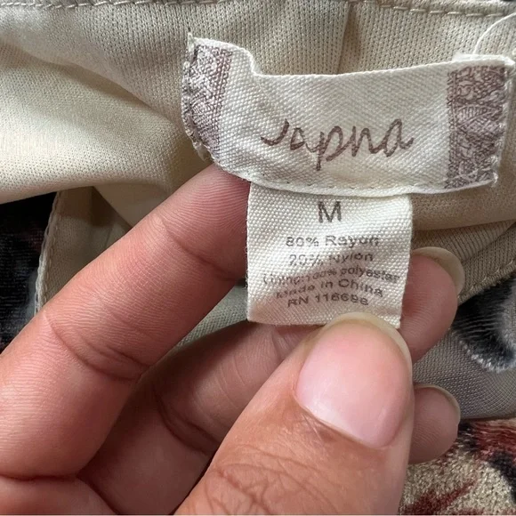 Vintage tan silky blend velvet burnout mini floral damask slip dress boho chic - Picture 5 of 7